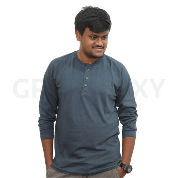 Griffinoxy Grey Henley T-shirt