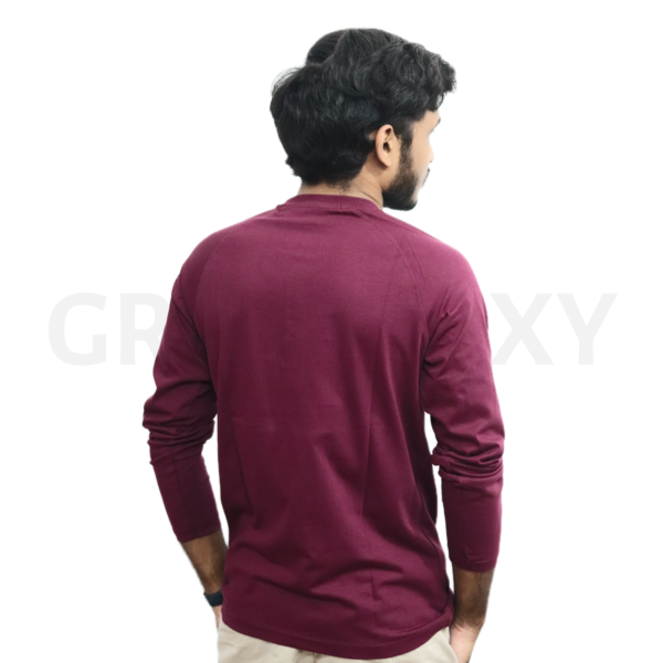 Griffinoxy Maroon Henley T-shirt