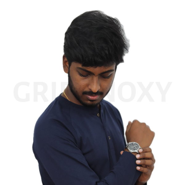 Griffinoxy Navy Henley T-shirt